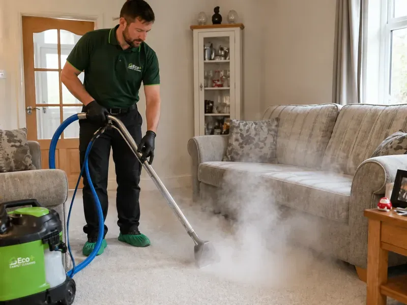 Professional carpet cleaning result 3